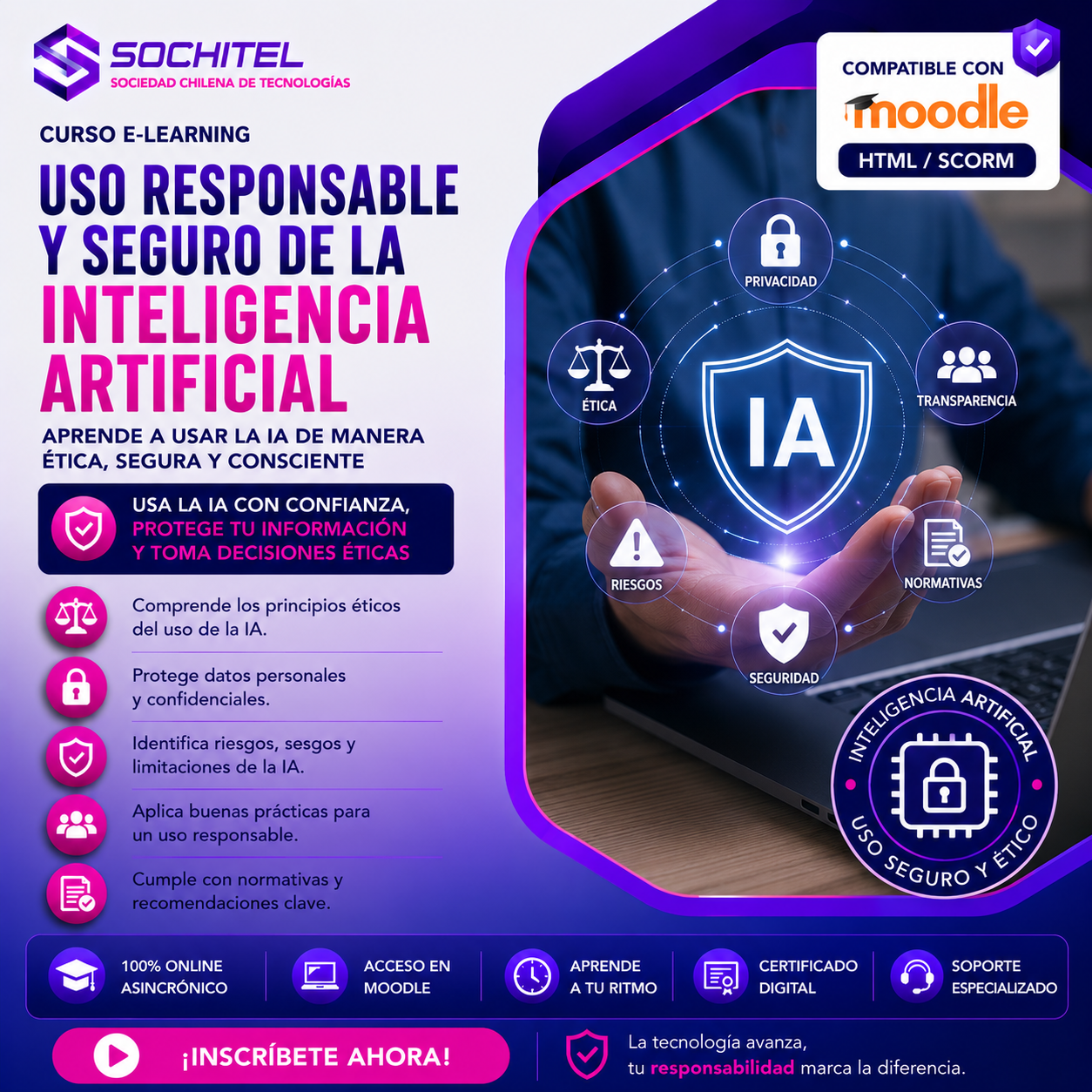 Ética y uso responsable de la Inteligencia Artificial