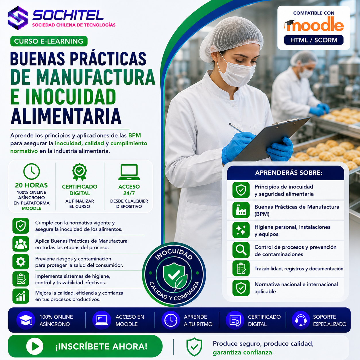 Buenas Prácticas de Manufactura e Inocuidad Alimentaria