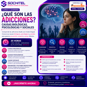 Curso ¿Qué Son las Adicciones? Causas Biológicas, Psicológicas y Sociales