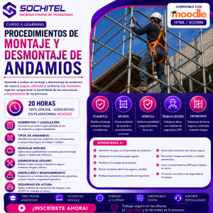 Curso Procedimientos de Montaje y Desmontaje de Andamios