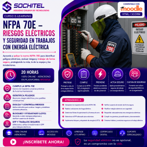 CURSO: NFPA 70E – Riesgos Eléctricos y Seguridad en Trabajos con Energía Eléctrica
